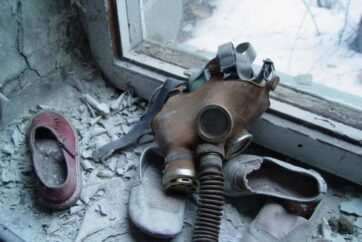 Maschera antigas Chernobyl bambini
