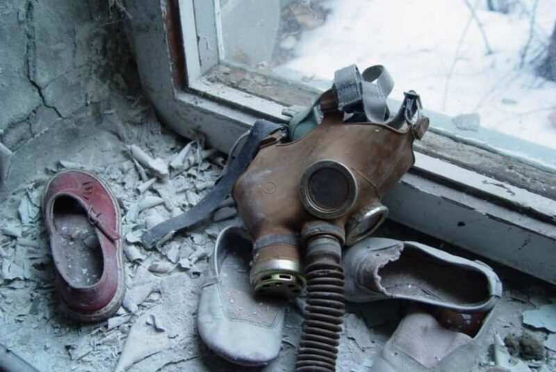 Maschera antigas Chernobyl bambini