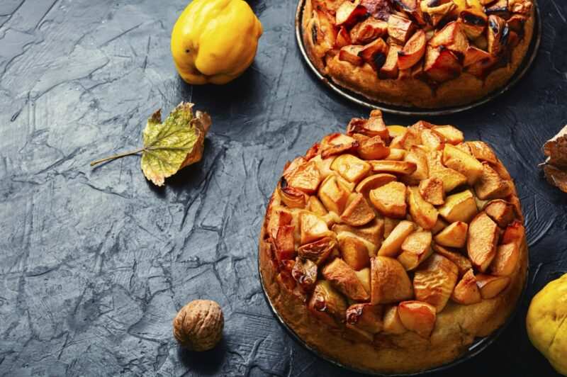 Torta di mele cotogne