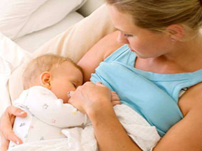 Frutti di mare in allattamento