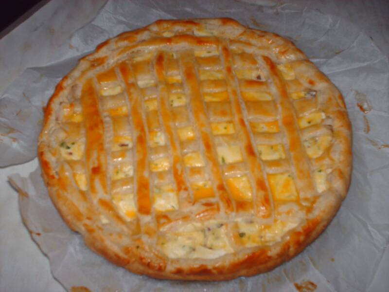 La torta rustica salata con la pasta sfoglia pasta sfoglia La torta rustica salata