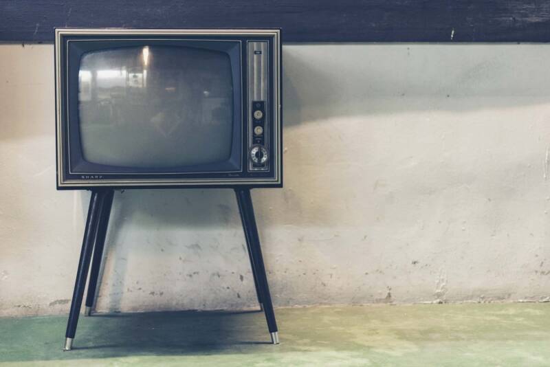 televisore vintage