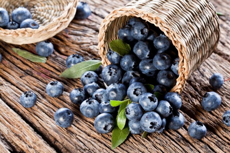 mirtilli frutta di stagione novembre