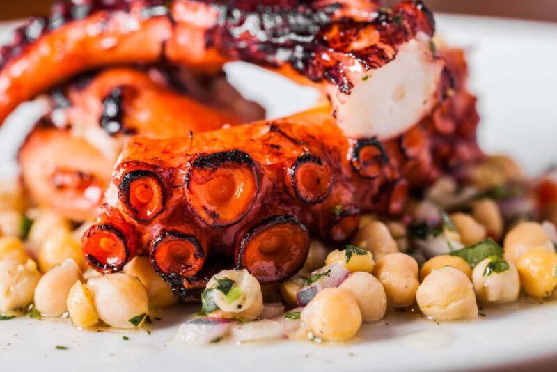 Polpo e ceci la ricetta