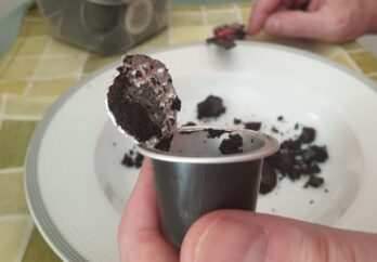 capsula svuotata di caffè