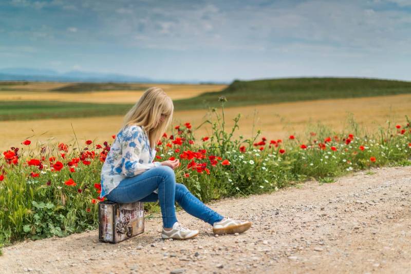 Donne sole in viaggio Donna sola in viaggio
