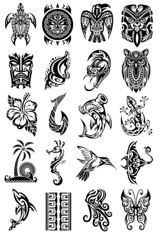 tatuaggi maori piccoli
