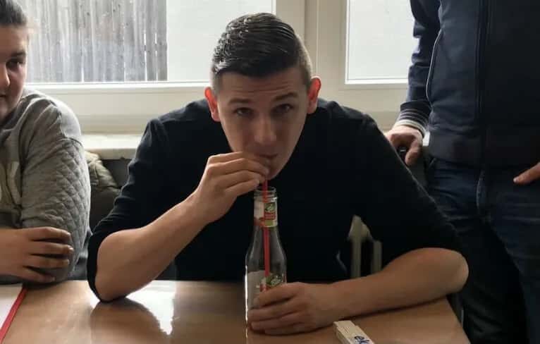 André Ortolf e il ketchup