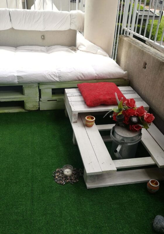 Come arredare un terrazzo con i pallet
