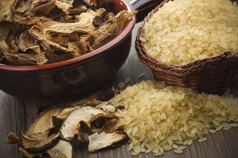 risotto ai funghi porcini secchi
