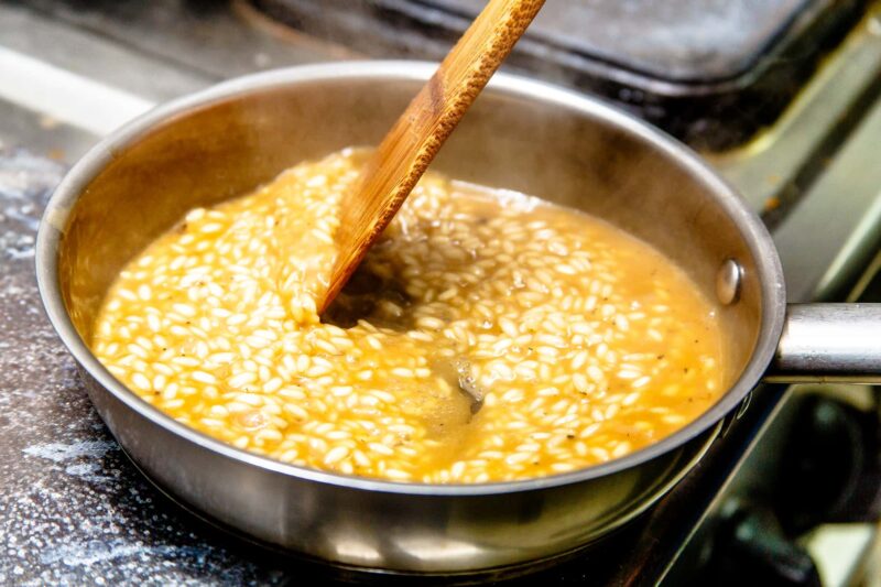 risotto salsiccia e funghi