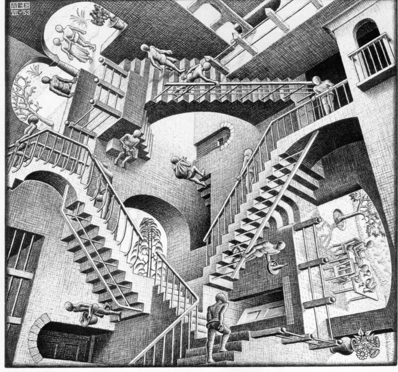 Maurits Cornelis Escher Relatività