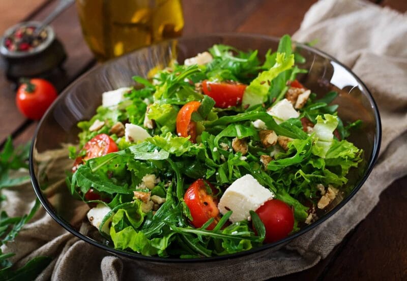insalata mista con rucola